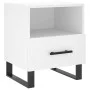 Mesitas de noche 2 uds madera ingeniería blanco 40x35x47,5 cm de vidaXL, Mesitas de noche - Ref: Foro24-827485, Precio: 86,47...