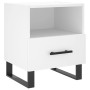 Mesitas de noche 2 uds madera ingeniería blanco 40x35x47,5 cm de vidaXL, Mesitas de noche - Ref: Foro24-827485, Precio: 87,58...