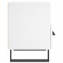 Mesitas de noche 2 uds madera ingeniería blanco 40x35x47,5 cm de vidaXL, Mesitas de noche - Ref: Foro24-827485, Precio: 87,58...