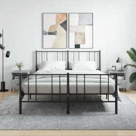 Nachttisch 2 Stück betongraues Holzwerkstoff 40x35x47,5cm von vidaXL, Nachttische - Ref: Foro24-827477, Preis: 58,25 €, Rabat...