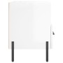 Nightstand 2 pcs glossy white engineered wood 40x35x47.5cm by vidaXL, Nightstands - Ref: Foro24-827457, Price: 64,25 €, Disco...
