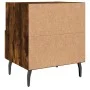 Nachttisch aus geräuchertem Eichenholzwerkstoff, 40 x 35 x 47,5 cm von vidaXL, Nachttische - Ref: Foro24-827478, Preis: 44,90...