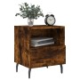 Nachttisch aus geräuchertem Eichenholzwerkstoff, 40 x 35 x 47,5 cm von vidaXL, Nachttische - Ref: Foro24-827478, Preis: 45,50...