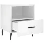 Nightstand 2 pcs glossy white engineered wood 40x35x47.5cm by vidaXL, Nightstands - Ref: Foro24-827473, Price: 61,52 €, Disco...