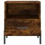 Smoked oak engineered wood bedside table 40x35x47.5 cm by vidaXL, Nightstands - Ref: Foro24-827462, Price: 37,85 €, Discount: %