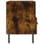 Smoked oak engineered wood bedside table 40x35x47.5 cm by vidaXL, Nightstands - Ref: Foro24-827462, Price: 37,85 €, Discount: %
