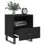 Mesitas de noche 2 uds madera ingeniería negro 40x35x47,5 cm de vidaXL, Mesitas de noche - Ref: Foro24-827487, Precio: 87,45 ...