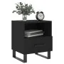Mesitas de noche 2 uds madera ingeniería negro 40x35x47,5 cm de vidaXL, Mesitas de noche - Ref: Foro24-827487, Precio: 87,45 ...