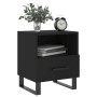 Mesitas de noche 2 uds madera ingeniería negro 40x35x47,5 cm de vidaXL, Mesitas de noche - Ref: Foro24-827487, Precio: 88,57 ...