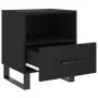Mesitas de noche 2 uds madera ingeniería negro 40x35x47,5 cm de vidaXL, Mesitas de noche - Ref: Foro24-827487, Precio: 87,45 ...