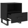 Mesitas de noche 2 uds madera ingeniería negro 40x35x47,5 cm de vidaXL, Mesitas de noche - Ref: Foro24-827487, Precio: 88,57 ...