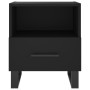 Mesitas de noche 2 uds madera ingeniería negro 40x35x47,5 cm de vidaXL, Mesitas de noche - Ref: Foro24-827487, Precio: 88,57 ...