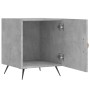 Bedside tables 2 units engineered wood gray concrete 40x40x50 cm by vidaXL, Nightstands - Ref: Foro24-827509, Price: 48,55 €,...