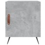 Bedside tables 2 units engineered wood gray concrete 40x40x50 cm by vidaXL, Nightstands - Ref: Foro24-827509, Price: 48,55 €,...