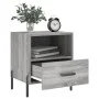 Mesitas noche 2 uds madera ingeniería gris Sonoma 40x35x47,5 cm de vidaXL, Mesitas de noche - Ref: Foro24-827465, Precio: 63,...