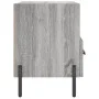 Mesitas noche 2 uds madera ingeniería gris Sonoma 40x35x47,5 cm de vidaXL, Mesitas de noche - Ref: Foro24-827465, Precio: 63,...