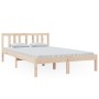 Estructura de cama madera maciza 120x200 cm de vidaXL, Camas y somieres - Ref: Foro24-814879, Precio: 98,24 €, Descuento: %