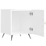 Mesitas noche 2 uds madera ingeniería blanco brillo 40x40x50 cm de vidaXL, Mesitas de noche - Ref: Foro24-827505, Precio: 52,...