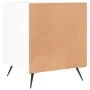 Nachttische, 2 Stück, glänzend weißes Holzwerkstoff, 40 x 40 x 50 cm von vidaXL, Nachttische - Ref: Foro24-827505, Preis: 52,...