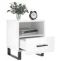 Nachttisch, 2 Stück, glänzendes weißes Holzwerkstoff, 40 x 35 x 47,5 cm von vidaXL, Nachttische - Ref: Foro24-827489, Preis: ...
