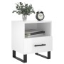 Nachttisch, 2 Stück, glänzendes weißes Holzwerkstoff, 40 x 35 x 47,5 cm von vidaXL, Nachttische - Ref: Foro24-827489, Preis: ...