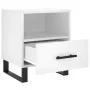 Nightstand 2 pcs glossy white engineered wood 40x35x47.5cm by vidaXL, Nightstands - Ref: Foro24-827489, Price: 91,75 €, Disco...