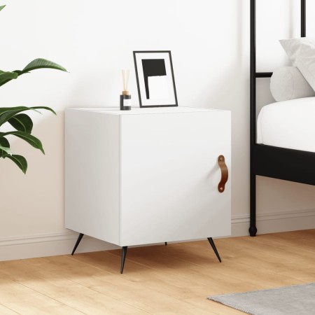 Nachttisch aus Holzwerkstoff weiß 40x40x50 cm von vidaXL, Nachttische - Ref: Foro24-827500, Preis: 29,57 €, Rabatt: %