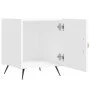 Engineered wood white bedside table 40x40x50 cm by vidaXL, Nightstands - Ref: Foro24-827500, Price: 29,33 €, Discount: %