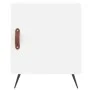 Engineered wood white bedside table 40x40x50 cm by vidaXL, Nightstands - Ref: Foro24-827500, Price: 29,33 €, Discount: %