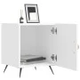 Engineered wood white bedside table 40x40x50 cm by vidaXL, Nightstands - Ref: Foro24-827500, Price: 29,33 €, Discount: %