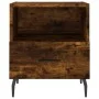 Bedside table 2 units smoked oak engineered wood 40x35x47.5cm by vidaXL, Nightstands - Ref: Foro24-827479, Price: 58,44 €, Di...
