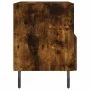 Bedside table 2 units smoked oak engineered wood 40x35x47.5cm by vidaXL, Nightstands - Ref: Foro24-827479, Price: 58,44 €, Di...