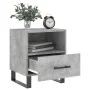 Bedside table 2 units in gray concrete engineered wood 40x35x47.5cm by vidaXL, Nightstands - Ref: Foro24-827493, Price: 68,72...