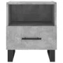 Bedside table 2 units in gray concrete engineered wood 40x35x47.5cm by vidaXL, Nightstands - Ref: Foro24-827493, Price: 68,72...
