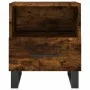 Nachttisch, 2 Stück, Holzwerkstoff, geräucherte Eiche, 40 x 35 x 47,5 cm von vidaXL, Nachttische - Ref: Foro24-827495, Preis:...