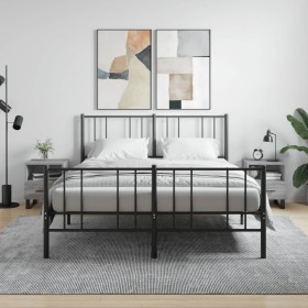 Nightstands 2 pcs Sonoma gray engineered wood 40x35x47.5 cm by vidaXL, Nightstands - Ref: Foro24-827497, Price: 87,36 €, Disc...