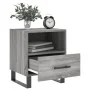Mesitas noche 2 uds madera ingeniería gris Sonoma 40x35x47,5 cm de vidaXL, Mesitas de noche - Ref: Foro24-827497, Precio: 86,...