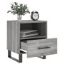 Nachttische 2 Stk. Sonomagraues Holzwerkstoff 40x35x47,5 cm von vidaXL, Nachttische - Ref: Foro24-827497, Preis: 87,36 €, Rab...