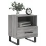 Mesitas noche 2 uds madera ingeniería gris Sonoma 40x35x47,5 cm de vidaXL, Mesitas de noche - Ref: Foro24-827497, Precio: 86,...