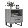 Nachttische 2 Stk. Sonomagraues Holzwerkstoff 40x35x47,5 cm von vidaXL, Nachttische - Ref: Foro24-827497, Preis: 87,36 €, Rab...