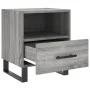 Mesitas noche 2 uds madera ingeniería gris Sonoma 40x35x47,5 cm de vidaXL, Mesitas de noche - Ref: Foro24-827497, Precio: 86,...