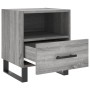 Nachttische 2 Stk. Sonomagraues Holzwerkstoff 40x35x47,5 cm von vidaXL, Nachttische - Ref: Foro24-827497, Preis: 87,36 €, Rab...