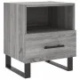 Mesitas noche 2 uds madera ingeniería gris Sonoma 40x35x47,5 cm de vidaXL, Mesitas de noche - Ref: Foro24-827497, Precio: 86,...