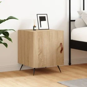 Sonoma oak engineered wood bedside table 40x40x50 cm by vidaXL, Nightstands - Ref: Foro24-827506, Price: 38,64 €, Discount: %