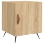Mesita de noche madera de ingeniería roble Sonoma 40x40x50 cm de vidaXL, Mesitas de noche - Ref: Foro24-827506, Precio: 38,61...