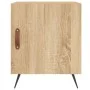 Mesita de noche madera de ingeniería roble Sonoma 40x40x50 cm de vidaXL, Mesitas de noche - Ref: Foro24-827506, Precio: 38,61...
