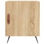 Mesita de noche madera de ingeniería roble Sonoma 40x40x50 cm de vidaXL, Mesitas de noche - Ref: Foro24-827506, Precio: 39,03...