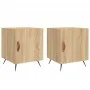 Nachttische, 2 Stück, Holzwerkstoff, Sonoma-Eiche, 40 x 40 x 50 cm von vidaXL, Nachttische - Ref: Foro24-827507, Preis: 48,11...