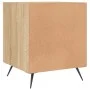 Nachttische, 2 Stück, Holzwerkstoff, Sonoma-Eiche, 40 x 40 x 50 cm von vidaXL, Nachttische - Ref: Foro24-827507, Preis: 48,11...