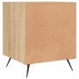Nachttische, 2 Stück, Holzwerkstoff, Sonoma-Eiche, 40 x 40 x 50 cm von vidaXL, Nachttische - Ref: Foro24-827507, Preis: 48,55...